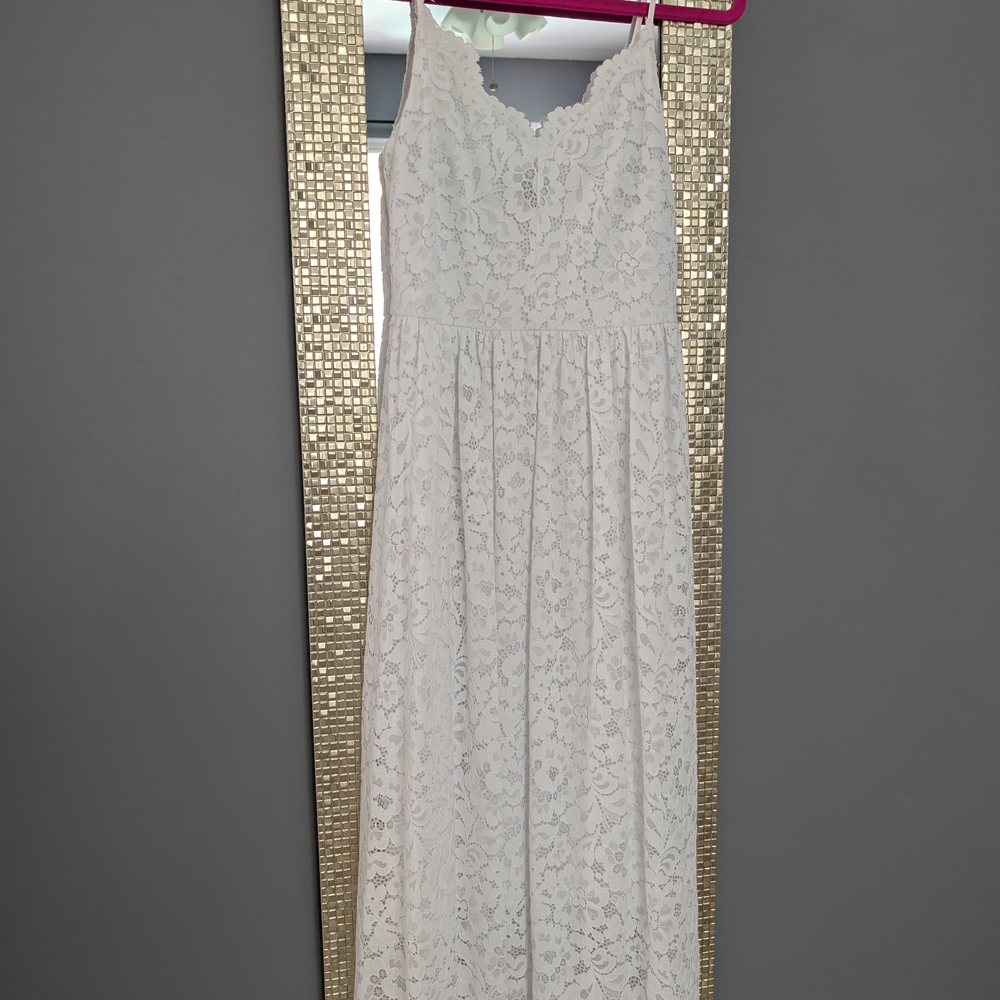 Express White Lace Dress